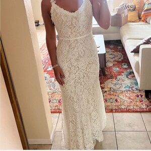 Ivory Lace Gown